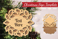 Christmas Sign Laser Cut Template Bundle - CraftNest - Digital Crafting and Art