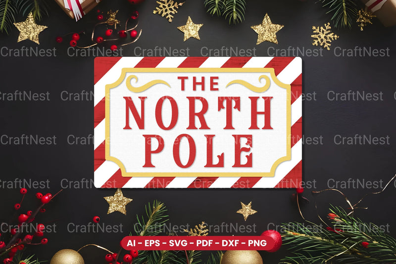 Christmas Sign Laser Cut SVG Bundle Clipart - CraftNest - Digital Crafting and Art