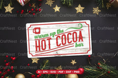 Christmas Sign Laser Cut SVG Bundle - Clipart Bundle - CraftNest - Digital Crafting and Art