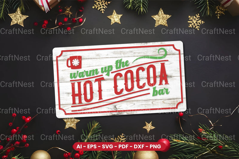 Christmas Sign Laser Cut SVG Bundle - Clipart Bundle - CraftNest - Digital Crafting and Art