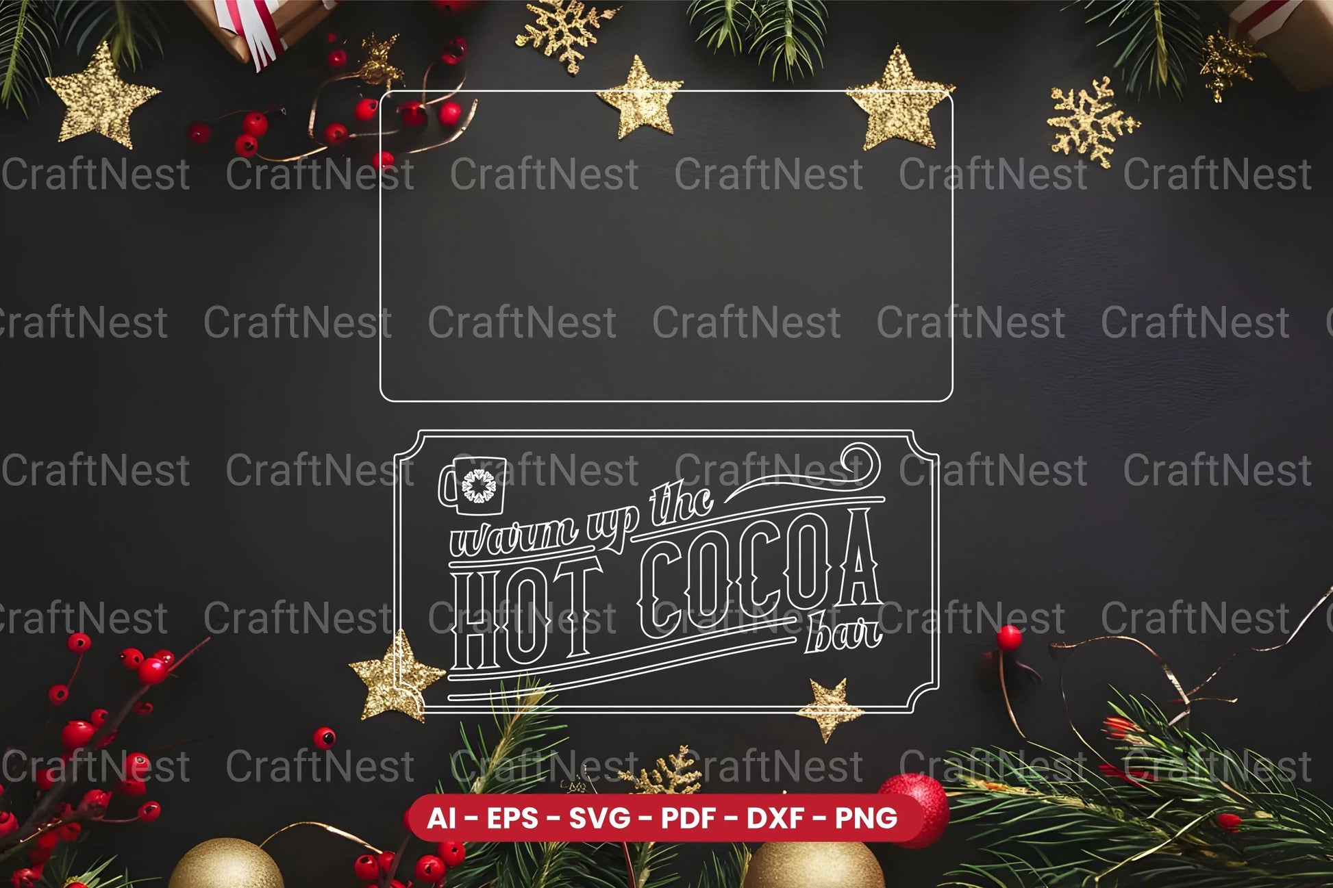 Christmas Sign Laser Cut SVG Bundle - Clipart Bundle - CraftNest - Digital Crafting and Art