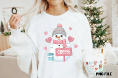 Christmas Snowman Coffee Clipart Bundle - CraftNest - Digital Crafting and Art