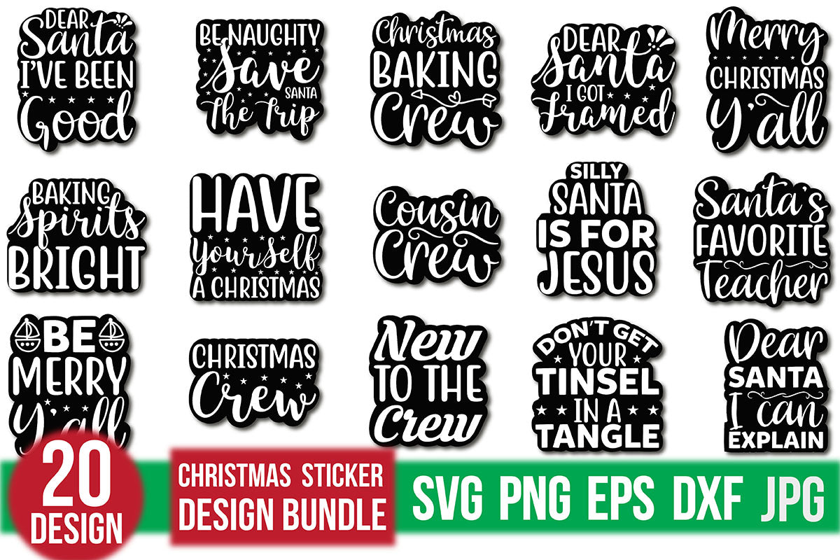 Christmas Sticker Bundle
