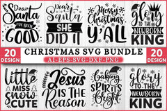 Christmas Design SVG Bundle  Pack - CraftNest - Digital Crafting and Art