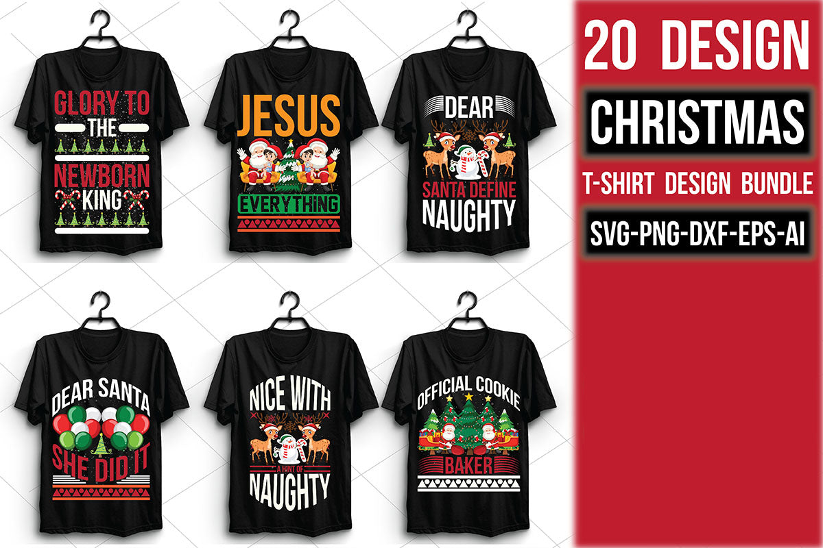 Christmas T Shirt 20 Bundle 4