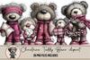Christmas Teddy Bear Clipart Bundle