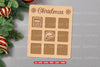 Christmas Tic Tac Toe Lasercut SVG Bundle