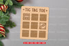 Christmas Tic Tac Toe Lasercut SVG Bundle
