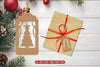 Christmas Tree Gift Tag SVG Bundle Clipart