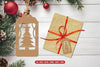 Christmas Tree Gift Tag Laser Cut SVG Bundle