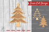 Christmas Tree Laser Cut Decoration SVG Bundle