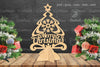 Christmas Tree Laser Cut Decoration Clipart Bundle