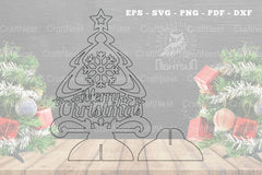 Christmas Tree Laser Cut Decoration Clipart Bundle - CraftNest - Digital Crafting and Art