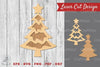 Christmas Tree Laser Cut Decoration Clipart Bundle