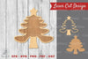 Christmas Tree Laser Cut Decoration Clipart Bundle