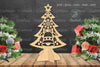 Christmas Tree Laser Cut Decoration Clipart Bundle