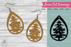 Christmas Tree Laser Cut Earrings Design Bundle