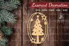Christmas Tree Laser Cut Decoration Clipart Bundle
