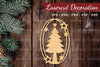 Christmas Tree Laser Cut Decoration Clipart Bundle