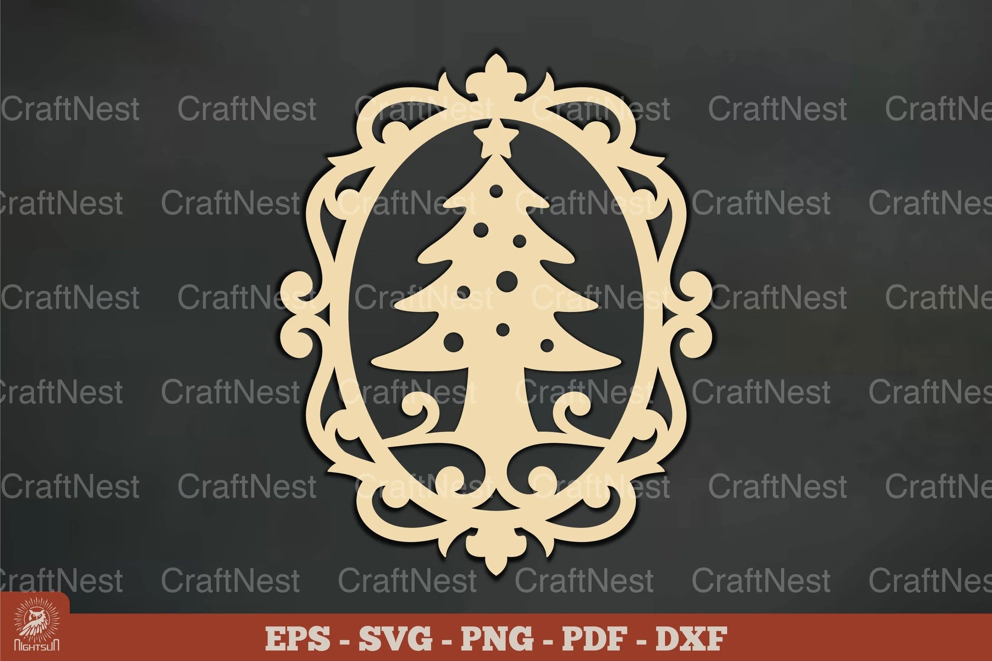 Vintage Christmas Tree Ornament Clipart Bundle - CraftNest - Digital Crafting and Art