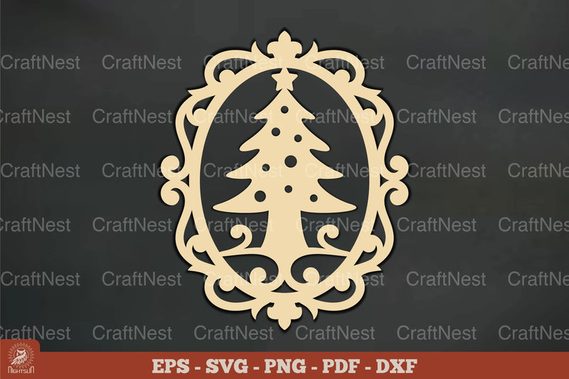 Vintage Christmas Tree Ornament Clipart Bundle - CraftNest - Digital Crafting and Art