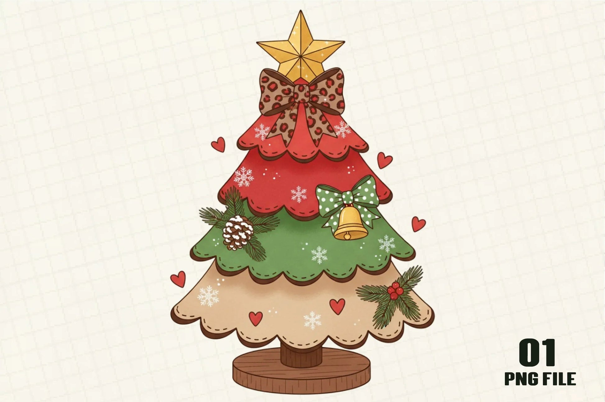 Christmas Tree Clipart Bundle - CraftNest - Digital Crafting and Art