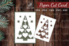 Christmas Tree Paper Cut Card SVG Bundle