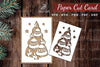 Christmas Tree Paper Cut Card SVG Bundle