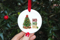 Christmas Tree & Ho Clipart Bundle - CraftNest - Digital Crafting and Art