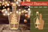 Christmas Tree in Bottle Lasercut Decoration Clipart Bundle