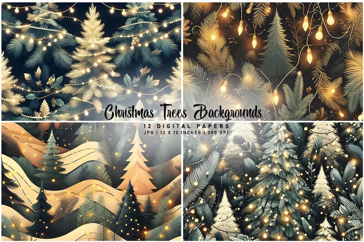 Christmas Trees Backgrounds