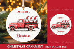 Christmas Truck Ornament Clipart Bundle - CraftNest - Digital Crafting and Art