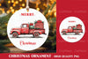 Christmas Truck Ornament Clipart Bundle