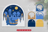 Christmas Village Layered Papercut SVG Bundle