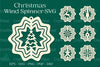 Christmas Wind Spinner Papercut Clipart Bundle