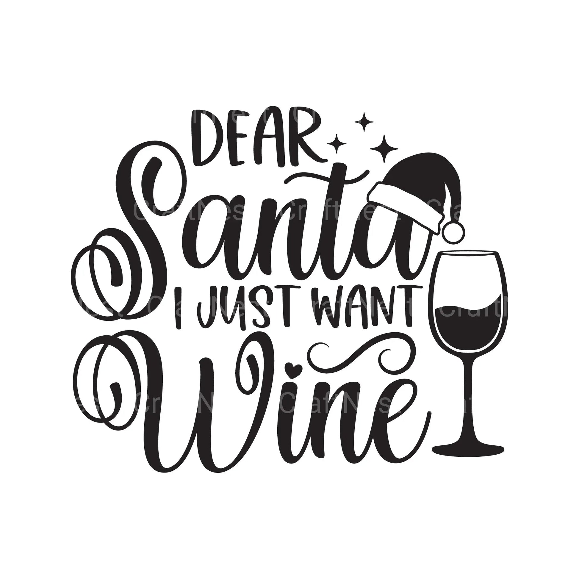 Christmas Wine SVG Bundle - CraftNest - Digital Crafting and Art