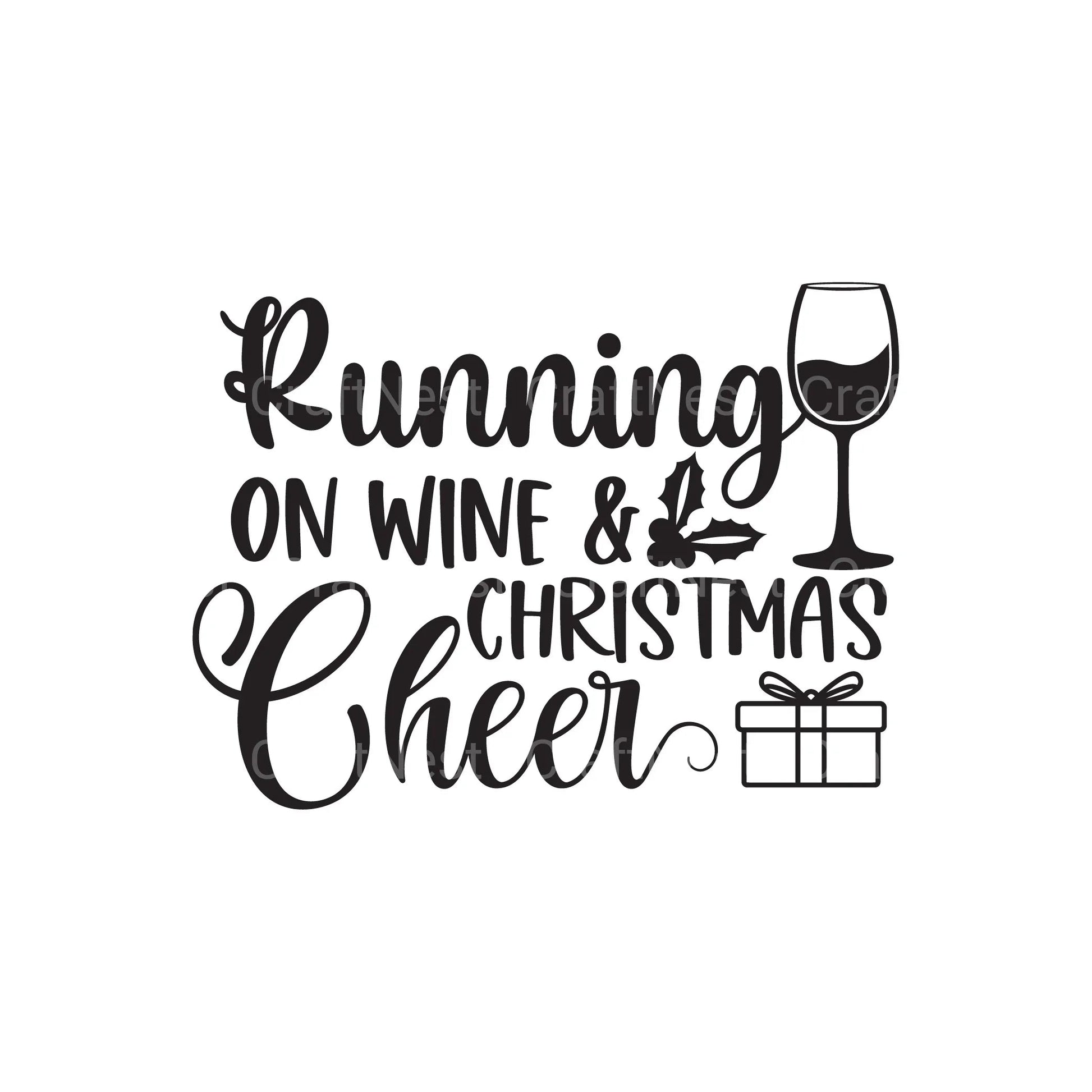 Christmas Wine SVG Bundle - CraftNest - Digital Crafting and Art