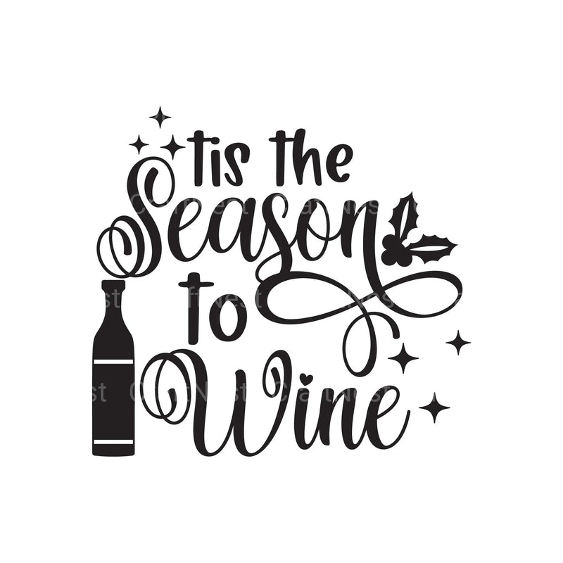 Christmas Wine SVG Bundle - CraftNest - Digital Crafting and Art