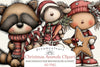 Christmas Woodland Animals Clipart Bundle