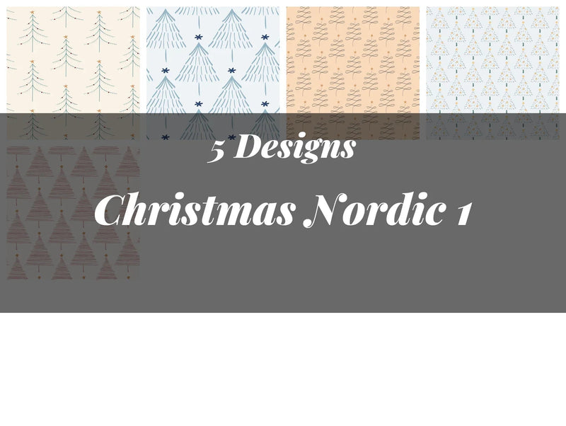 Christmas Nordic Seamless Digital Paper 1 - CraftNest - Digital Crafting and Art