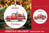 Christmas Truck Ornament Clipart Bundle