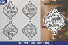 Christmas Arabesque Illustration Decal SVG Bundle