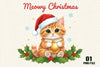 Christmas Cat Clipart Bundle