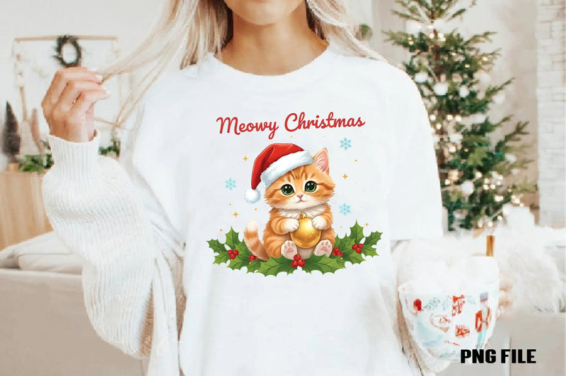 Christmas Cat Clipart Bundle - CraftNest - Digital Crafting and Art