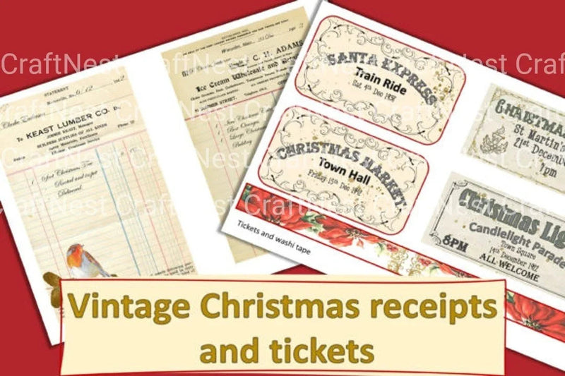 Christmas Clipart Bundle: 86 Festive Pieces - CraftNest - Digital Crafting and Art
