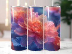 Chrysanthemums Flowers Tumbler Wrap - CraftNest - Digital Crafting and Art