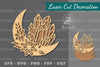 Chrystal Moon Laser Cut Decoration Clipart Bundle