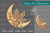 Chrystal Moon Laser Cut Decoration Clipart Bundle