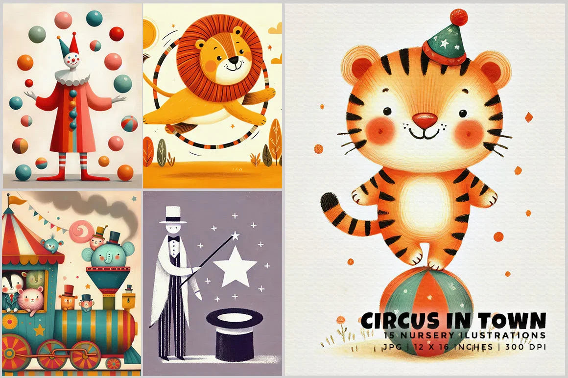 Circus in Town - Nursery