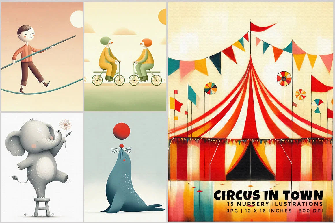 Circus in Town - Nursery